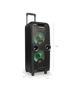 NGS WILD ROCK BLUETOOTH 200 W Trolley Public Address (PA) system Zwart 2