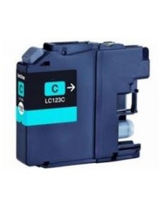 Click Supplies Brother LC-121 / LC-123 Cyaan inktcartridge