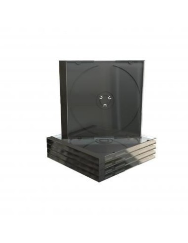 MediaRange CD Jewelcase Single tray - CD jewel case voor opslag -capaciteit: 1 CD/DVD - zwart