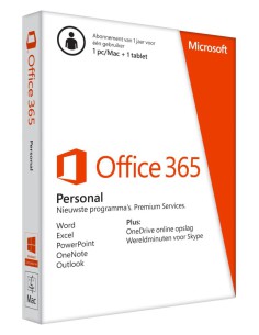 Microsoft 365 Personal 1-PC/MAC 1 jaar