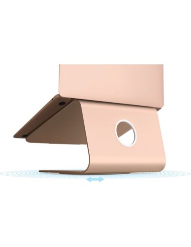 Rain Design mStand 360 Laptop Stand + Swivel Base Rose Gold