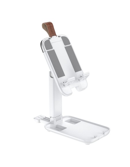 Hoco Kunststof Opvouwbare Desktop Stand XL - Wit
