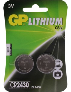 GP Lithium knoopcel CR2430  blister 2