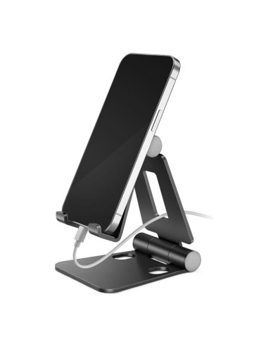 Mobilize Foldable Aluminium Phone Holder Black