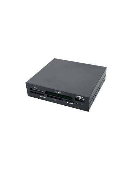 3,5" LogiLink All-in-One Zwart Plastic USB 2.0