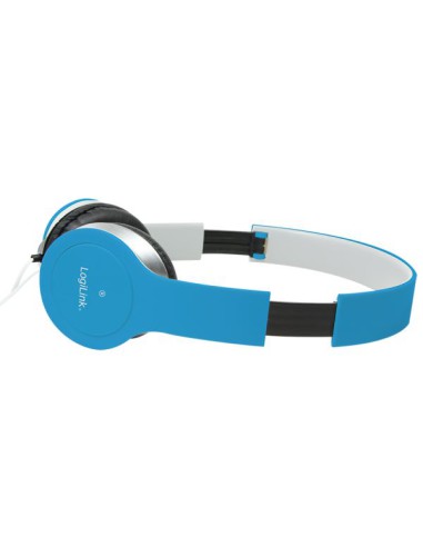 LogiLink Stereo Headset met Microphone blauw