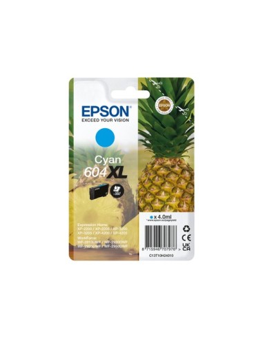 Epson 604XL Singlepack Cyaan 4,0ml (Origineel) pineapple