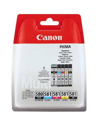 Canon (T) PGI-580 CLI-581 Multipack 33,6ml (Origineel)