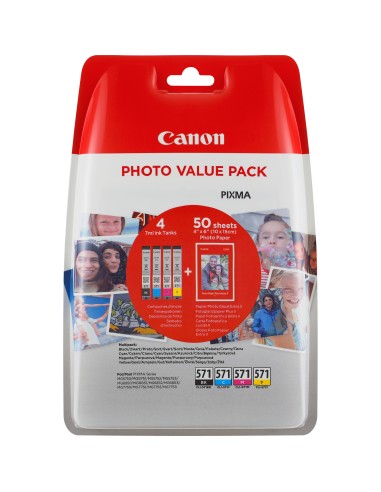 Canon (S) CLI-571 B C M Y ValuePack 28,0ml (Origineel