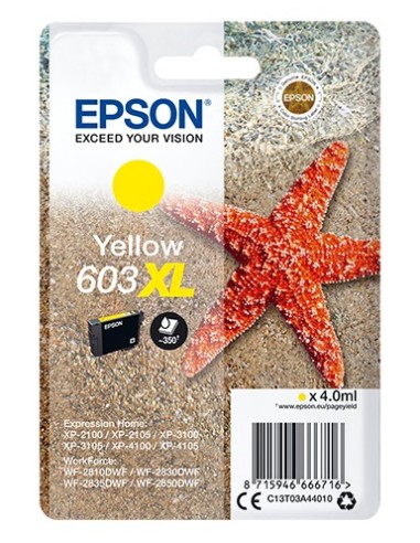 Epson 603XL Singlepack Geel 4,0ml (Origineel)