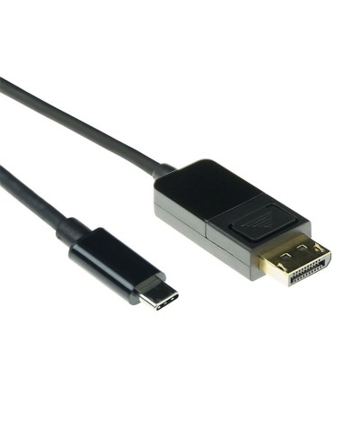 ACT USB Type C naar DisplayPort male conversie kabel 4K 60Hz, 2 meter