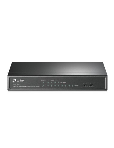 TP-LINK 8-port 10 100 PoE Switch Unmanaged Zwart Power over Ethernet (PoE)