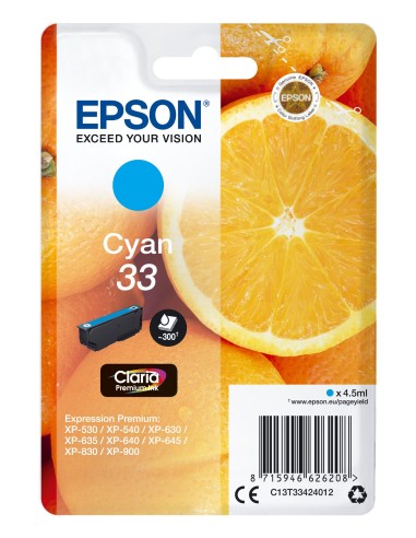 Epson T3342 Cyaan 4,5ml (Origineel)