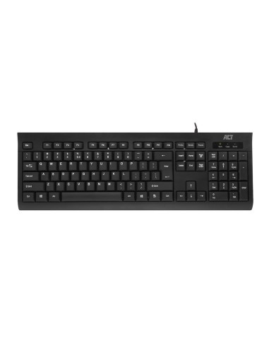 ACT AC5410 toetsenbord USB QWERTY Amerikaans Engels Zwart