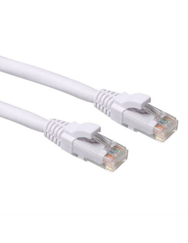 ACT Witte 15,00 meter U UTP CAT6A patchkabel snagless met RJ45 connectoren