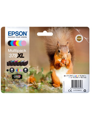 Epson 378XL Multipack Zwart+5 kleuren 59,7ml (Origineel)