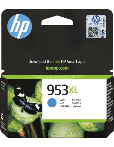 HP No.953XL Cyaan 20,0ml (Origineel)