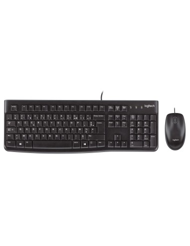 BE DT Logitech MK120 Zwart bedraad Retail