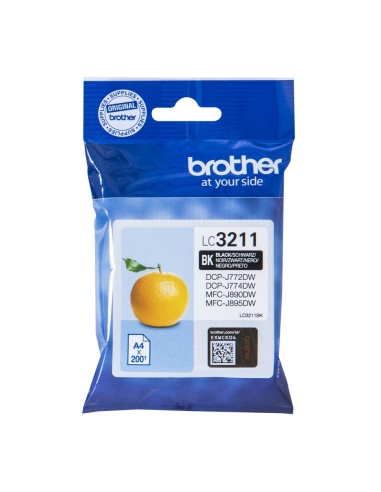 Brother LC-3211BK Zwart 200 pagina's (Origineel)