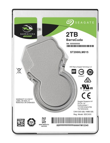 2,0TB Seagate BarraCuda SATA3 128MB 5400rpm 7mm