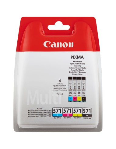 Canon (S) CLI-571 B C M Y MultiPack 28,0ml (Origineel