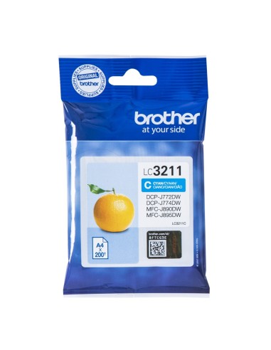 Brother LC-3211C Cyaan 200 pagina's (Origineel)