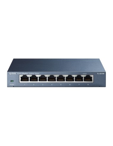 TP-Link 8Port 1Gb Metalen behuizing TL-SG108