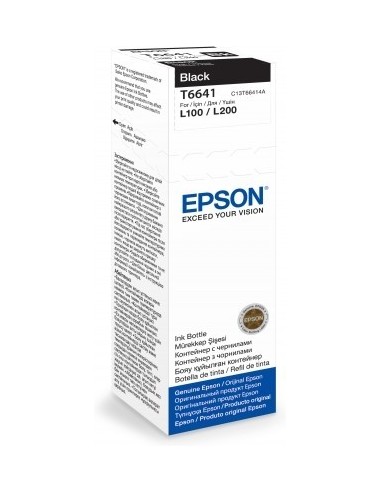 Epson T6641 EcoTank Inktfles Zwart 70,0ml (Origineel)