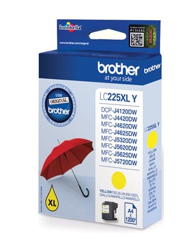 Brother LC-225XLY Geel 11,8ml (Origineel)