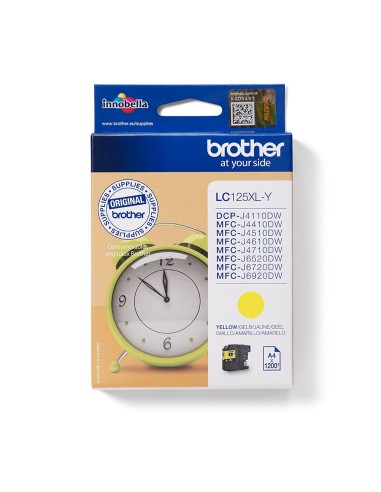 Brother LC-125XLY Geel 13,1ml (Origineel)