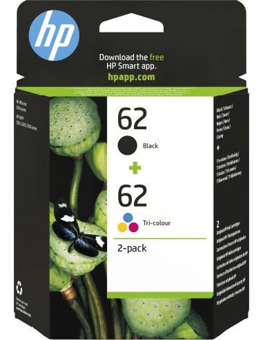 HP No. 62 Multipack 8,5ml (Origineel)