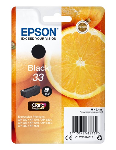 Epson T3331 Zwart 6,4ml (Origineel)