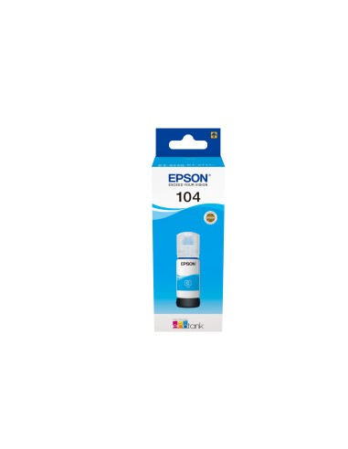 Epson 104 EcoTank Inktfles Cyaan 65,0ml (Origineel)