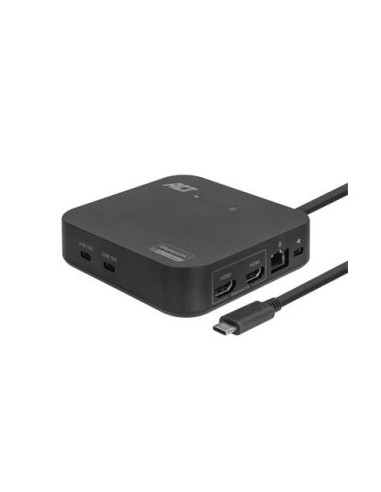 ACT USB-C Docking Station 4K, voor 2 HDMI monitoren, DisplayLink, compact model