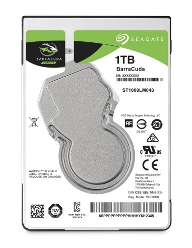 1,0TB Seagate BarraCuda SATA3 128MB 5400rpm 7mm