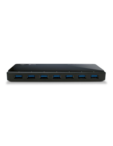 TP-Link 7 Port Hub, USB 3.0 actief zwart 2x power charge