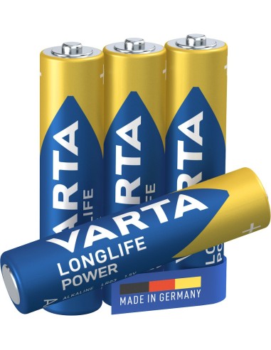 Varta High Energy LR03 Alkaline AAA 1.5V 4 Stuks Blister