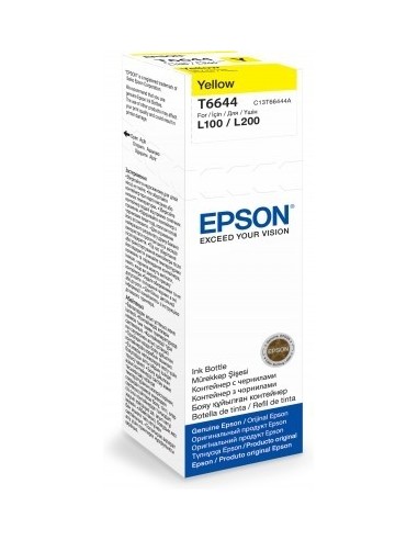 Epson T6644 EcoTank Inktfles Geel 70,0ml (Origineel)