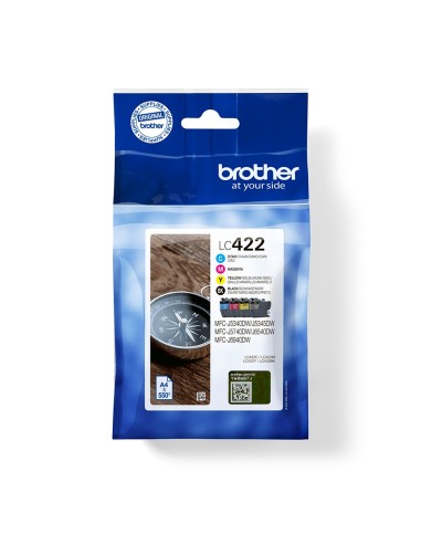 Brother LC-422 Value Pack 4x 550 pagina's (Origineel)