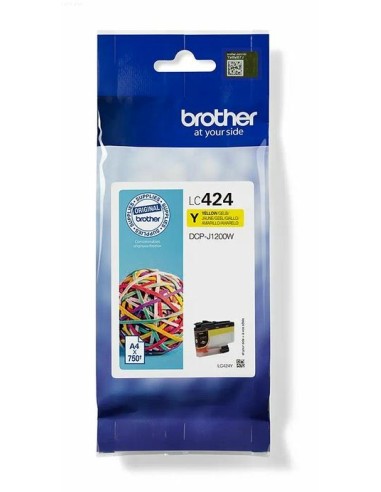 Brother LC-424Y Geel 750 pagina's (Origineel)