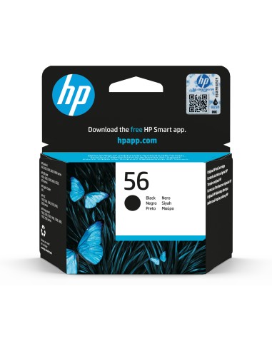 HP No. 56 Zwart 19ml (Origineel)