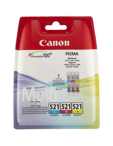 Canon (C) CLI-521 Multipack 27,0ml (Origineel)