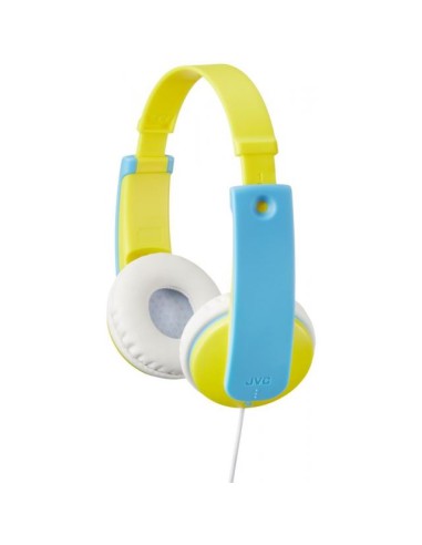 HA-KD7-YNE JVC Kids TinyPhones Headphone Yellow/Blue