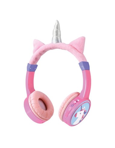 Mobilize Wireless/Wired Over Ear Kids Headphone 85dB Unicorn