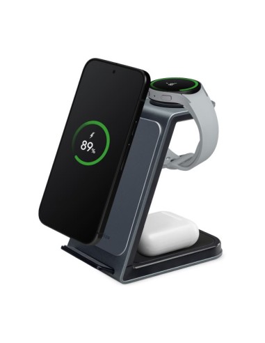 Mobilize 3in1 Aluminium Wireless Charger Station 15W