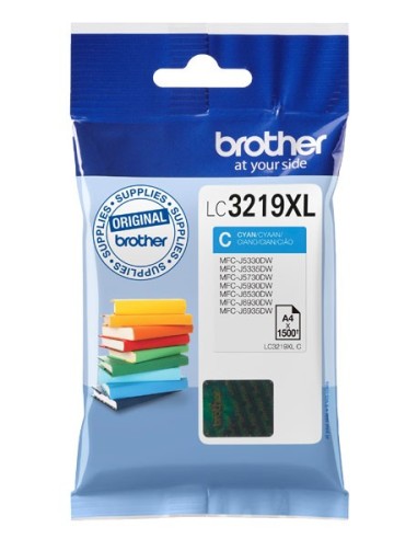 Brother LC-3219XLC Cyaan 1500 pagina's (Origineel)