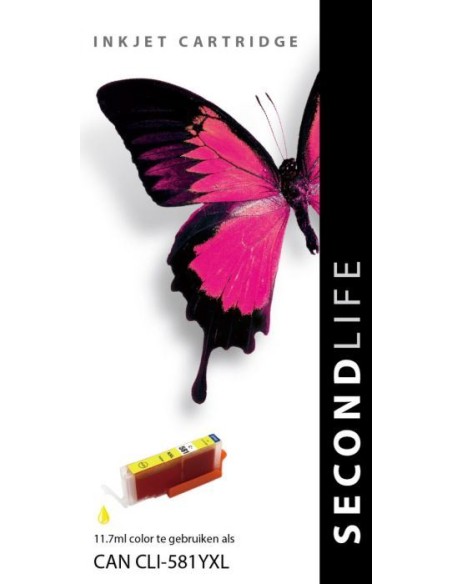 SecondLife - Canon CLI 581 XL Yellow