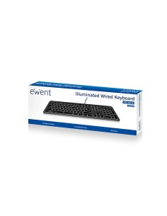 Ewent EW3265 toetsenbord USB QWERTY Amerikaans Engels Zwart 2