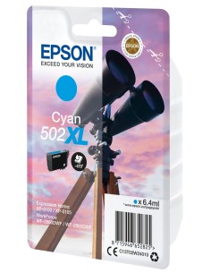 Epson 502XL Singelpack Cyaan 6,4ml (Origineel) 2