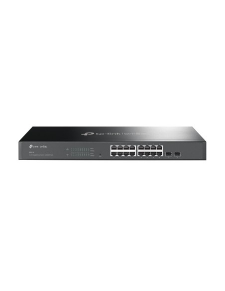 TP-Link 16Port, 16x1Gb - 2xSFP 1U 19-inch